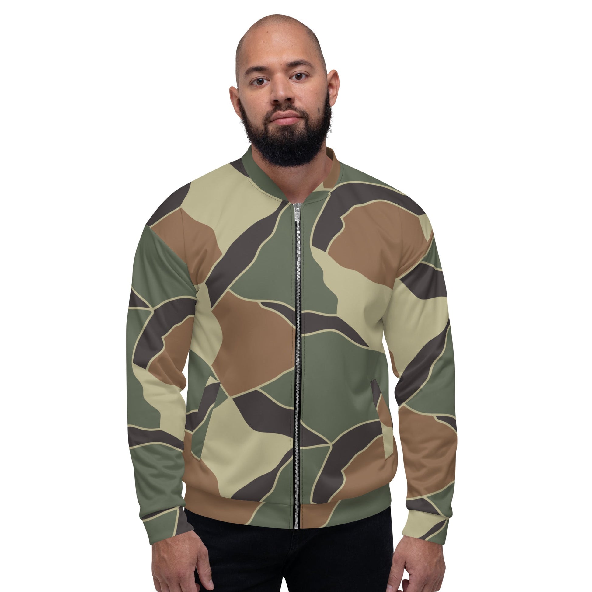 South Korean ROK Turtle Shell CAMO Unisex Bomber Jacket - Jackets
