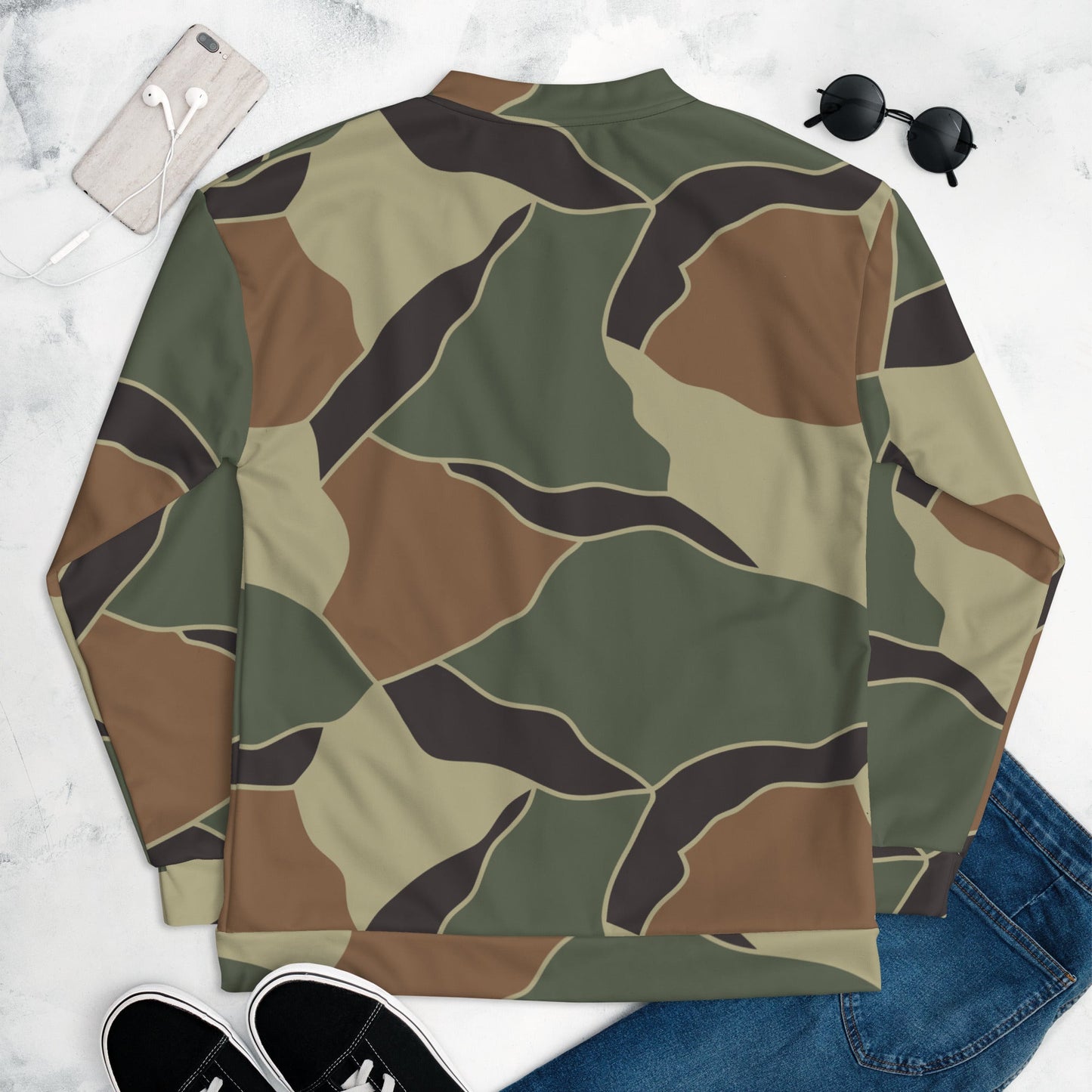 South Korean ROK Turtle Shell CAMO Unisex Bomber Jacket - Jackets