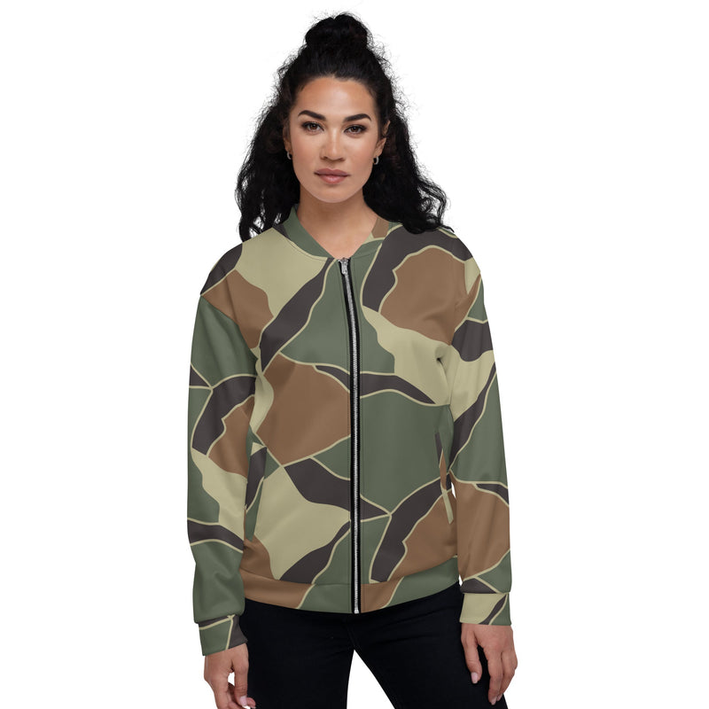 Turtle Shell South Korean CAMO Unisex Bomber Jacket