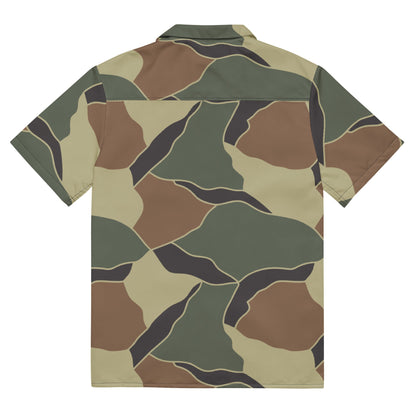South Korean ROK Turtle Shell CAMO Unisex button shirt - Button Shirts