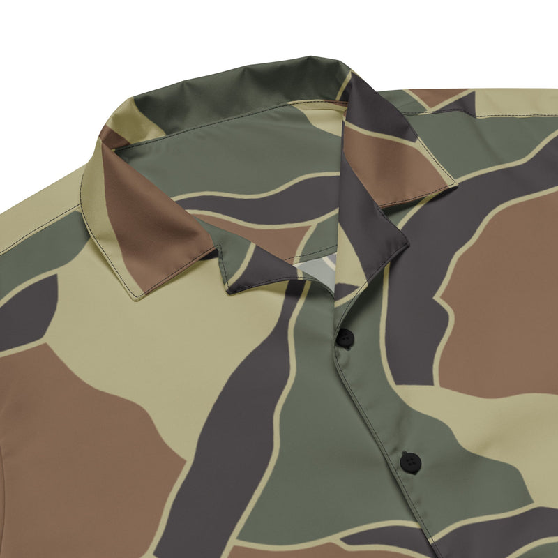 Turtle Shell South Korean CAMO Unisex Short-Sleeve Button Shirt - Button-Up