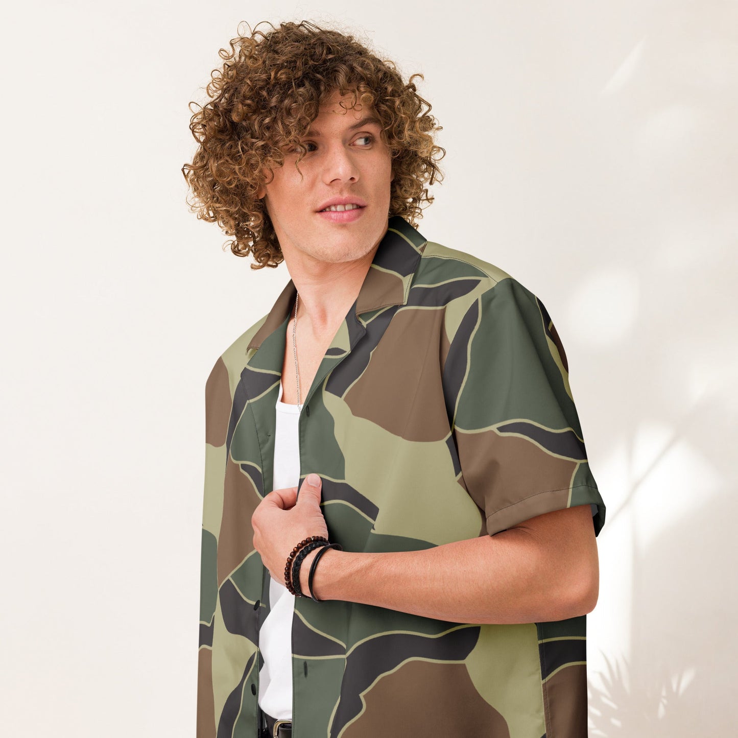 South Korean ROK Turtle Shell CAMO Unisex button shirt - Button Shirts