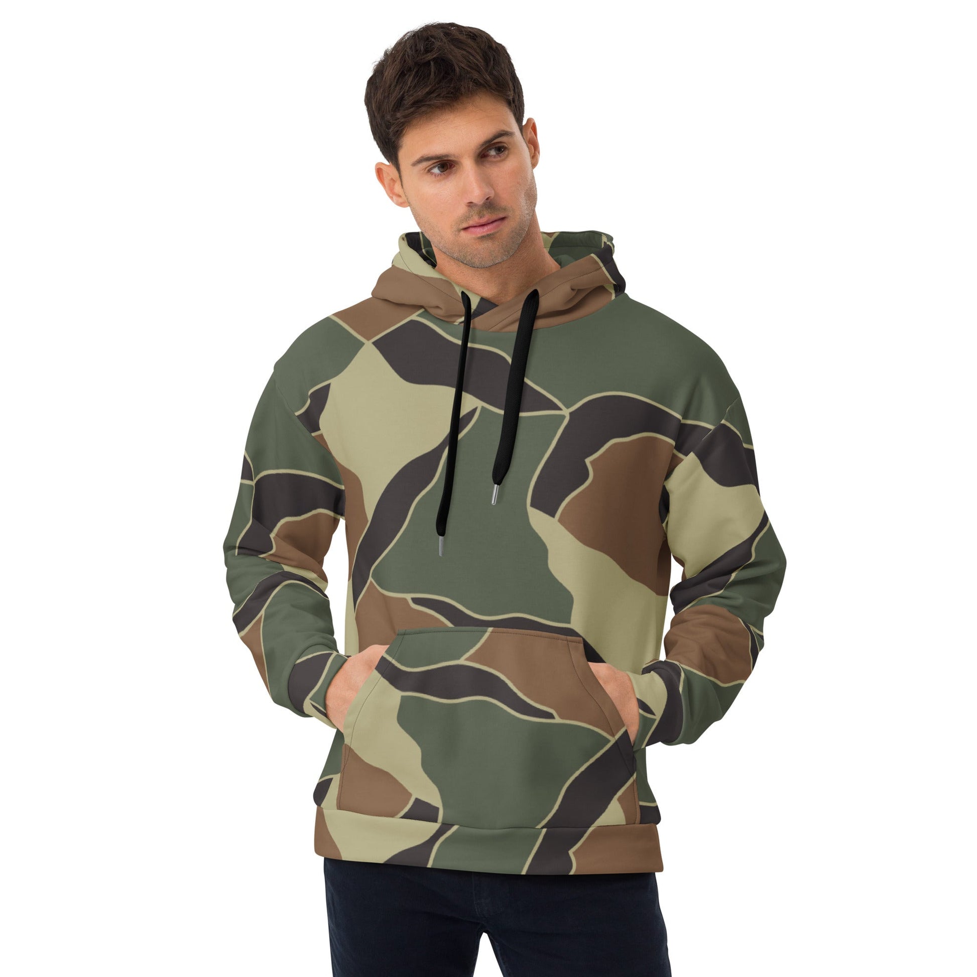 South Korean ROK Turtle Shell CAMO Unisex Hoodie - 2XS - Hoodies