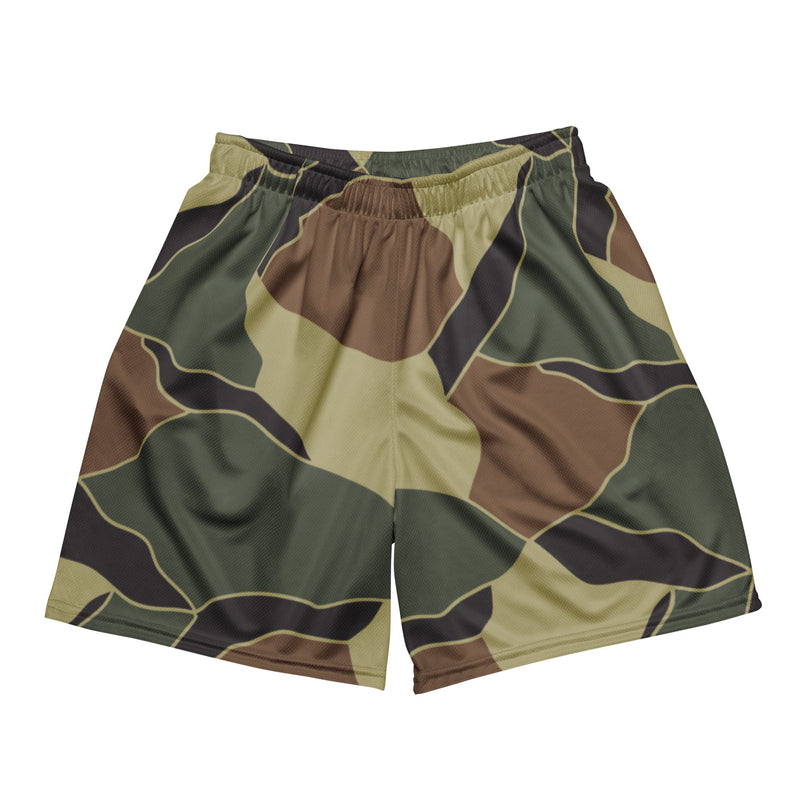 Turtle Shell South Korean CAMO Unisex Mesh Shorts - 2XS