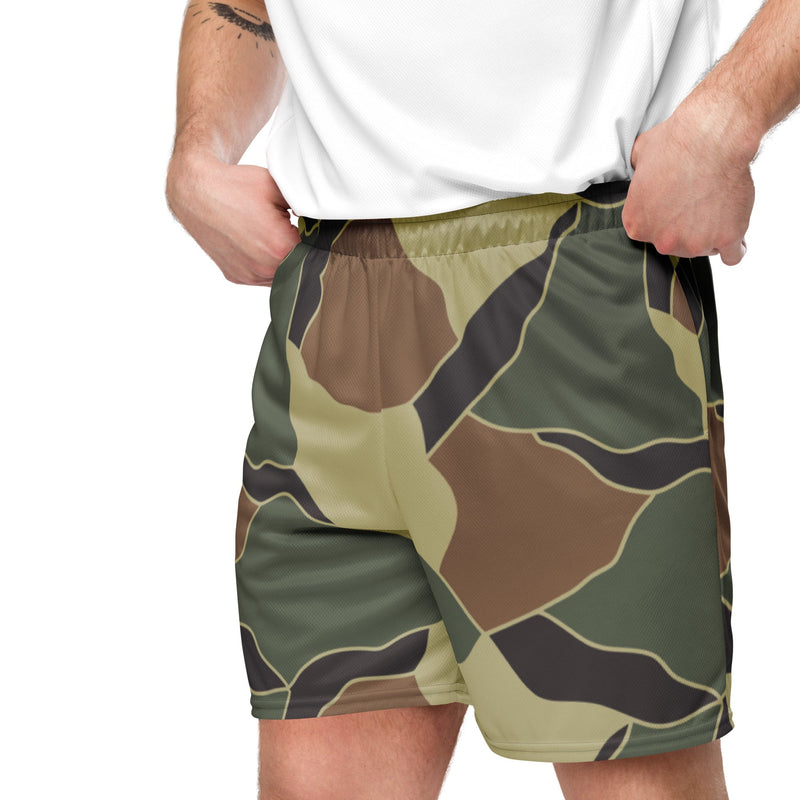 Turtle Shell South Korean CAMO Unisex Mesh Shorts