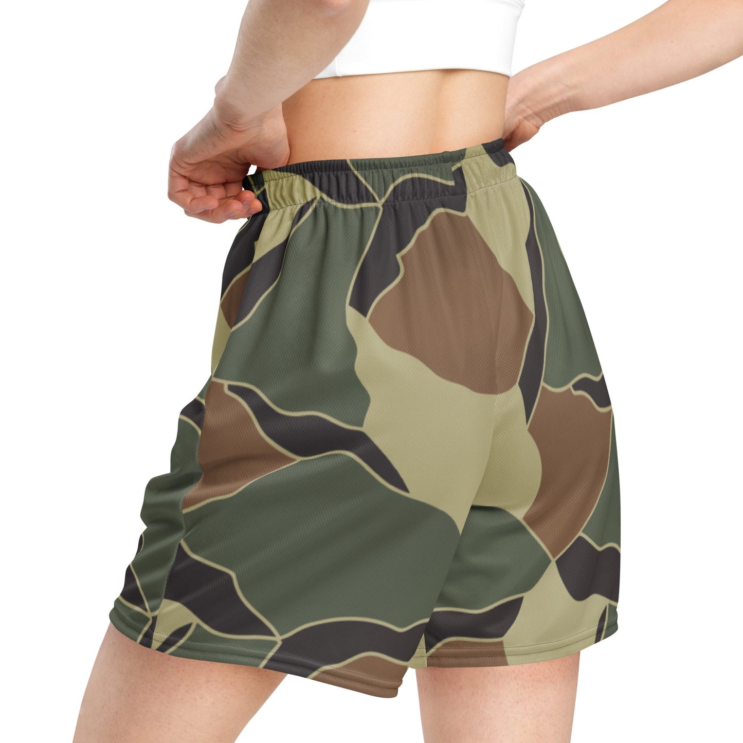South Korean ROK Turtle Shell CAMO Unisex mesh shorts - Mesh Shorts