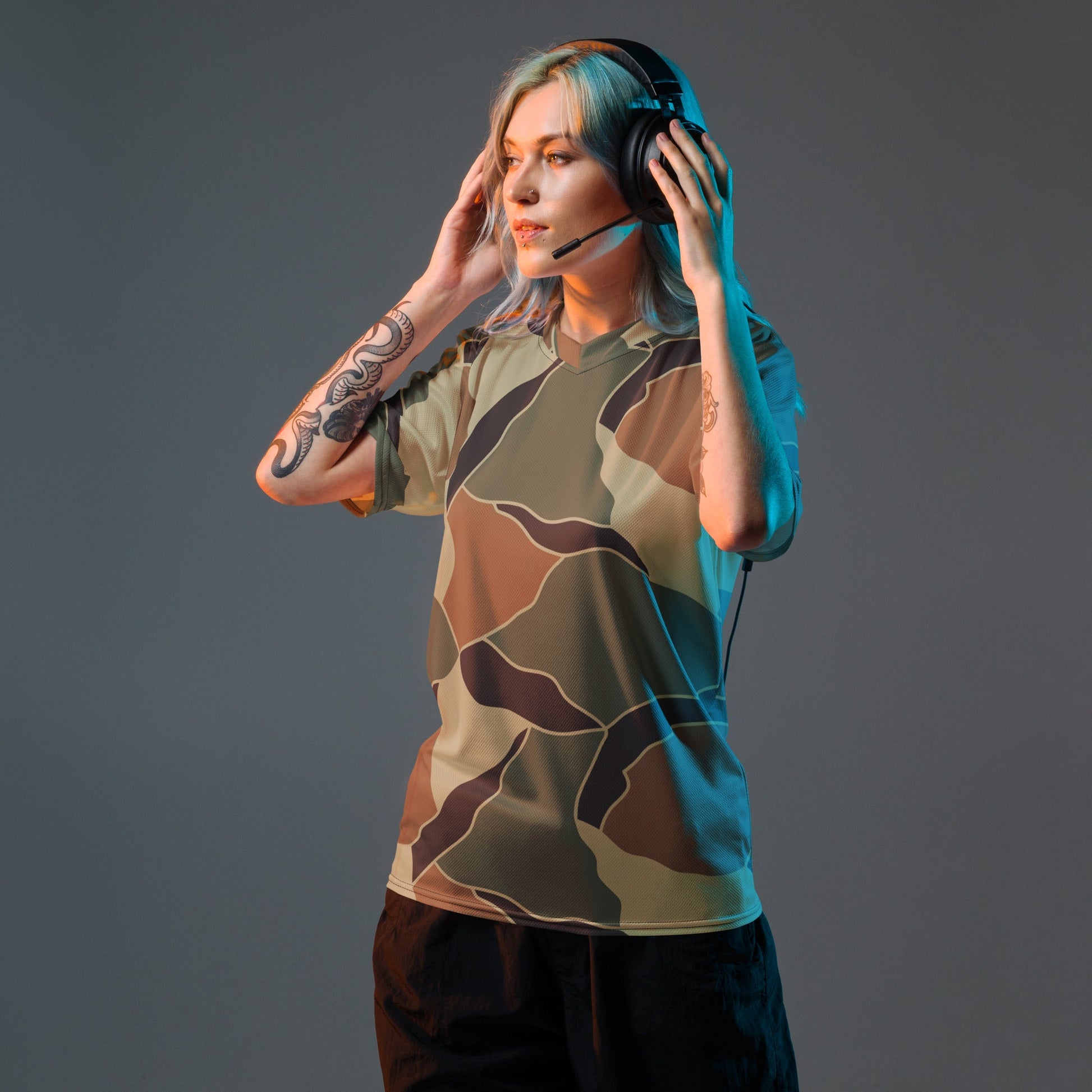 South Korean ROK Turtle Shell CAMO unisex sports jersey - Sports Jerseys