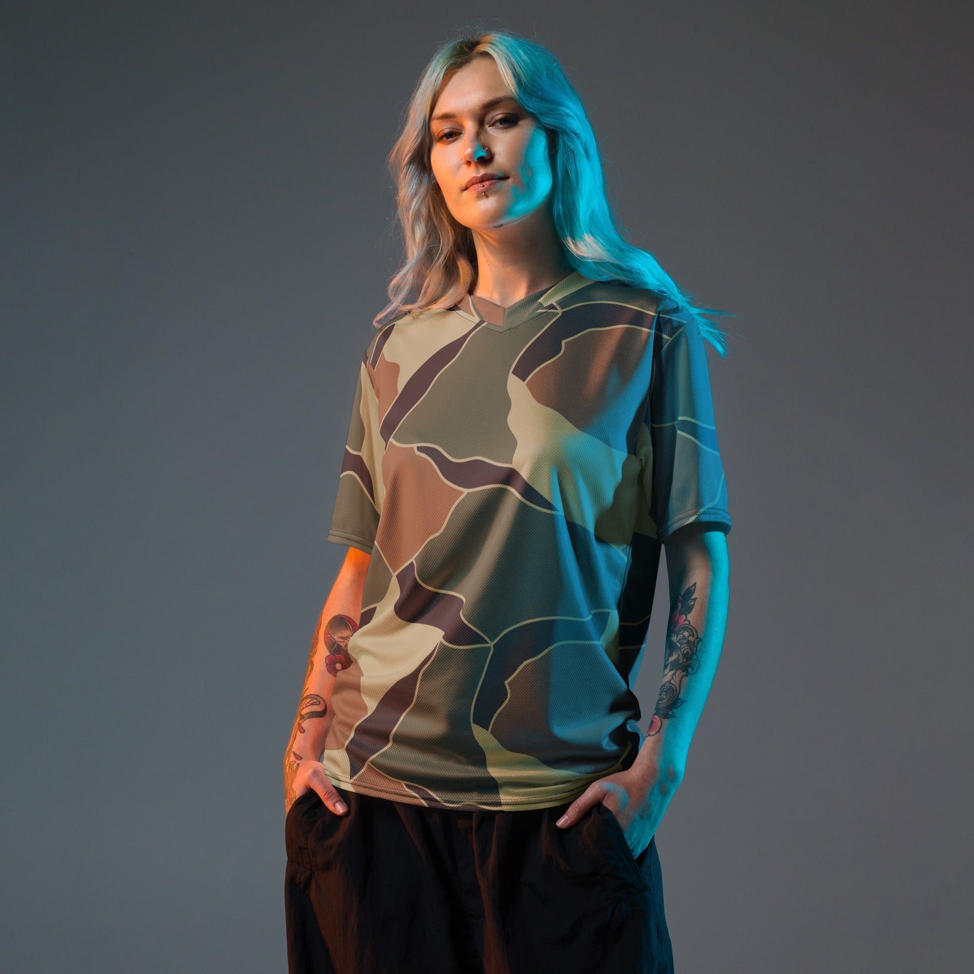 South Korean ROK Turtle Shell CAMO unisex sports jersey - Sports Jerseys