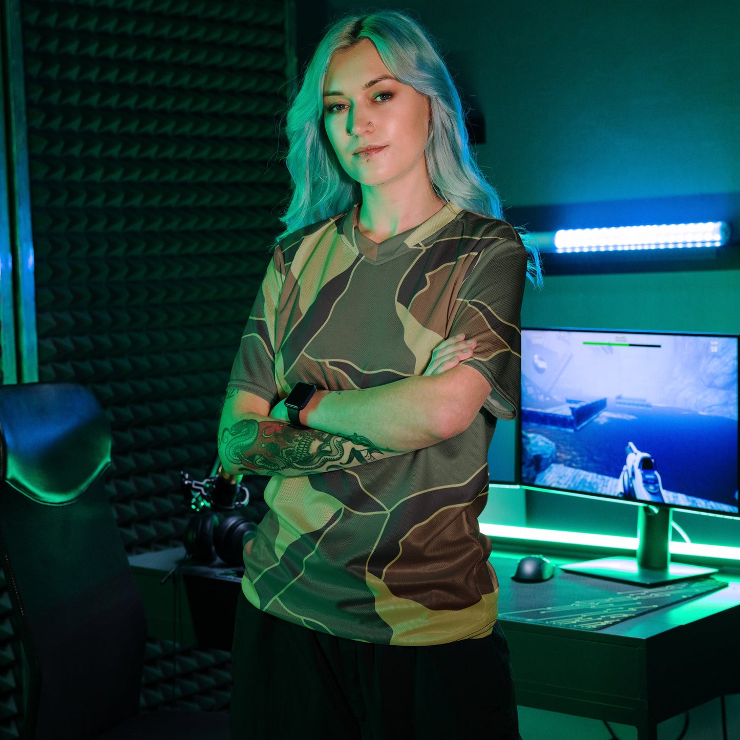 South Korean ROK Turtle Shell CAMO unisex sports jersey - Sports Jerseys