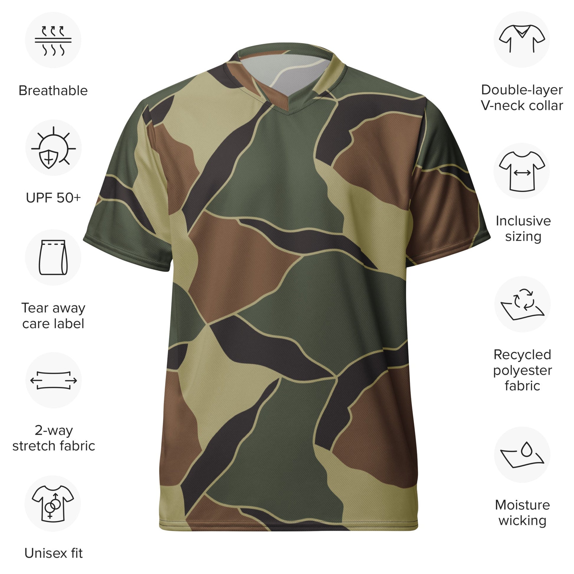 South Korean ROK Turtle Shell CAMO unisex sports jersey - Sports Jerseys