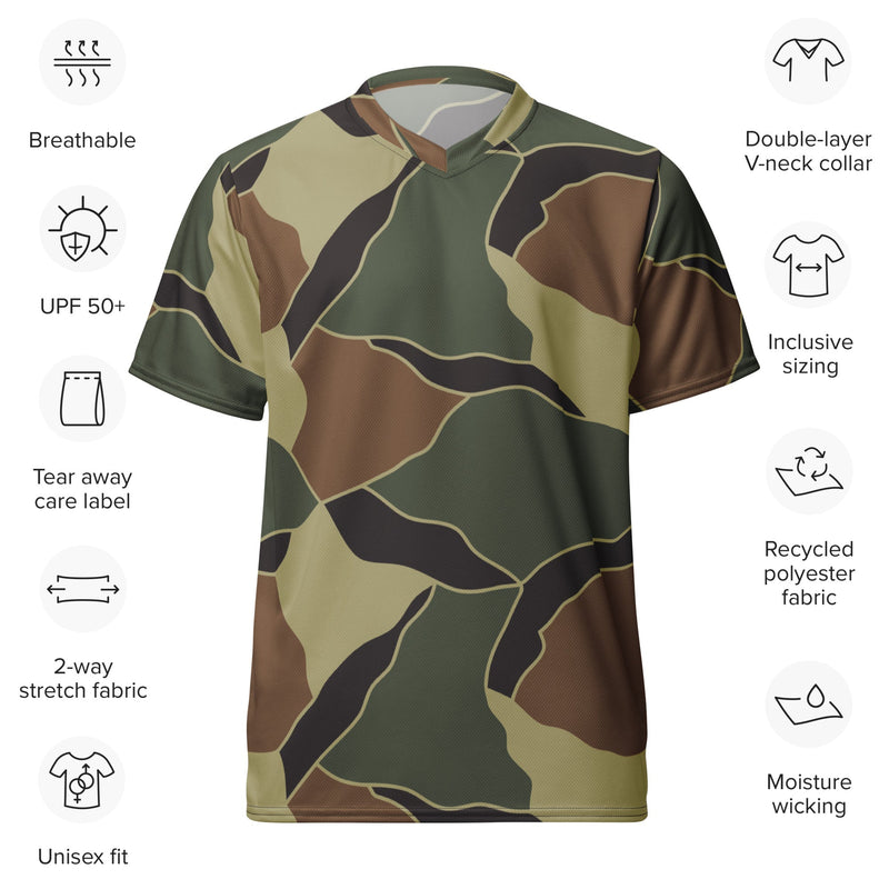 Turtle Shell South Korean CAMO Unisex Sports Jersey
