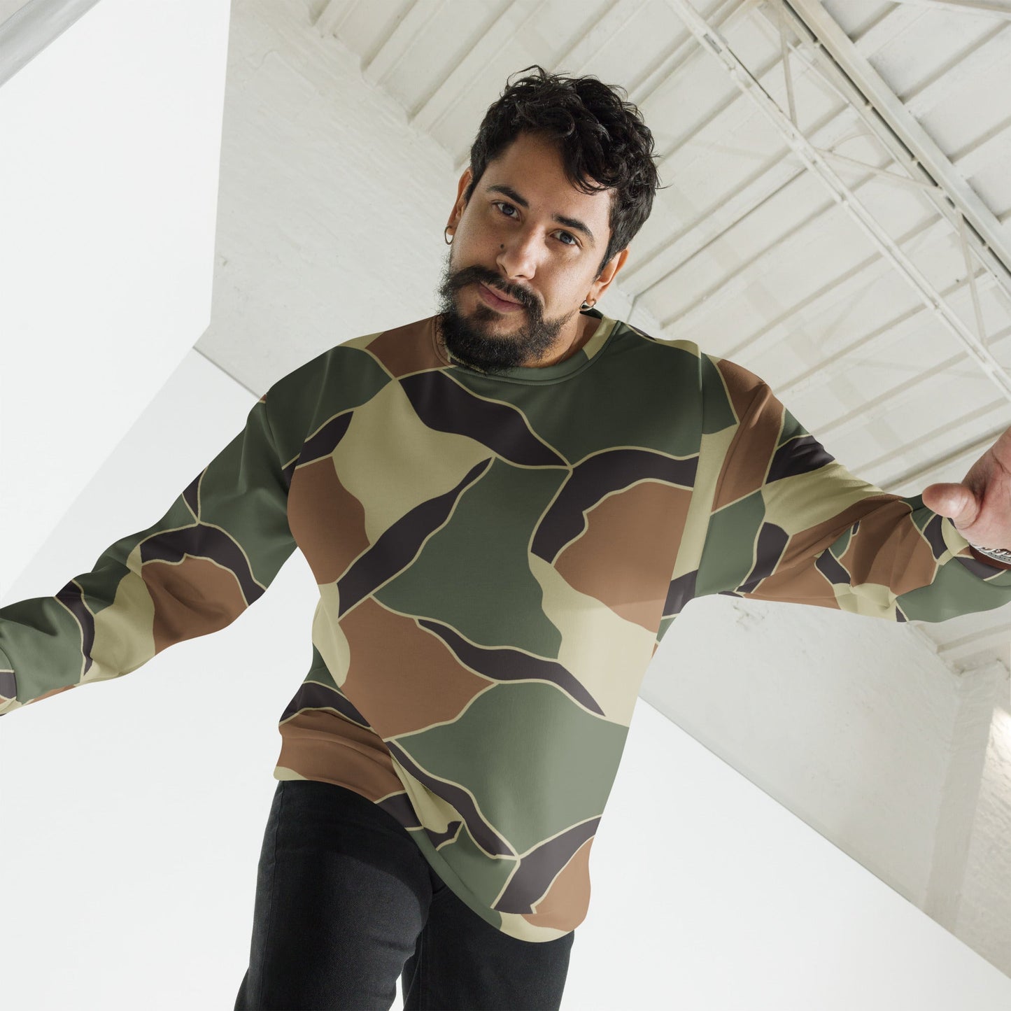 South Korean ROK Turtle Shell CAMO Unisex Sweatshirt - Sweatshirts