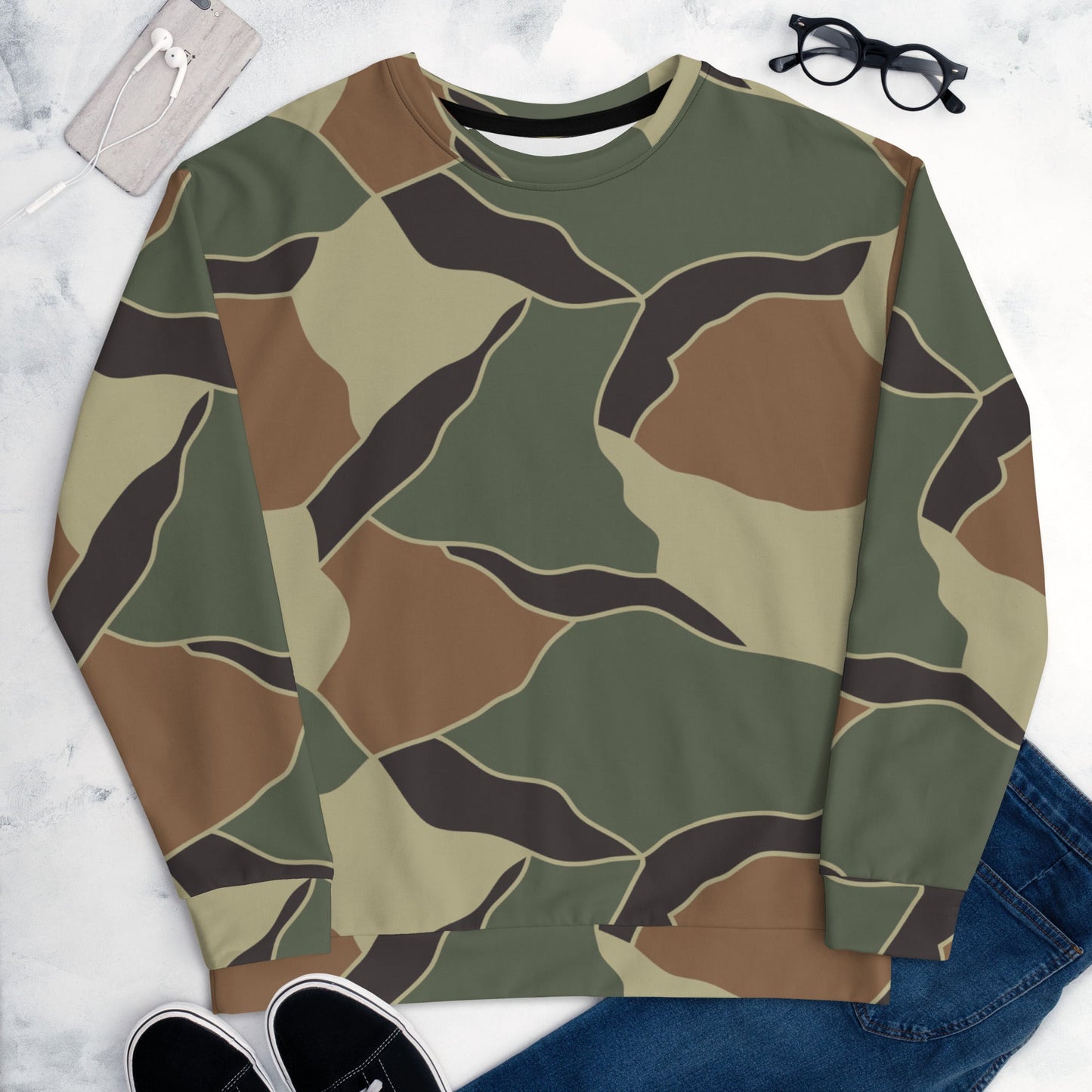 South Korean ROK Turtle Shell CAMO Unisex Sweatshirt - Sweatshirts