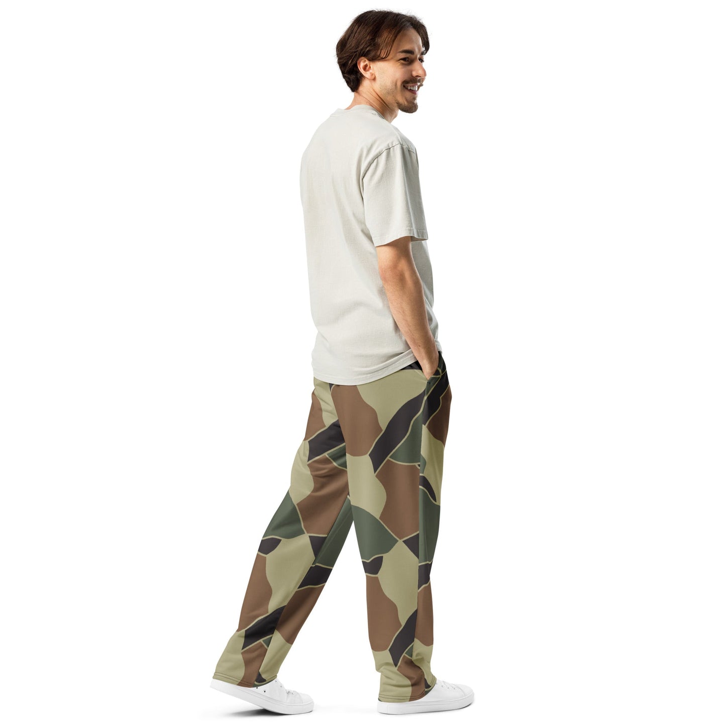 South Korean ROK Turtle Shell CAMO Wide-leg joggers - Joggers