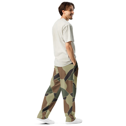 South Korean ROK Turtle Shell CAMO Wide-leg joggers - Joggers