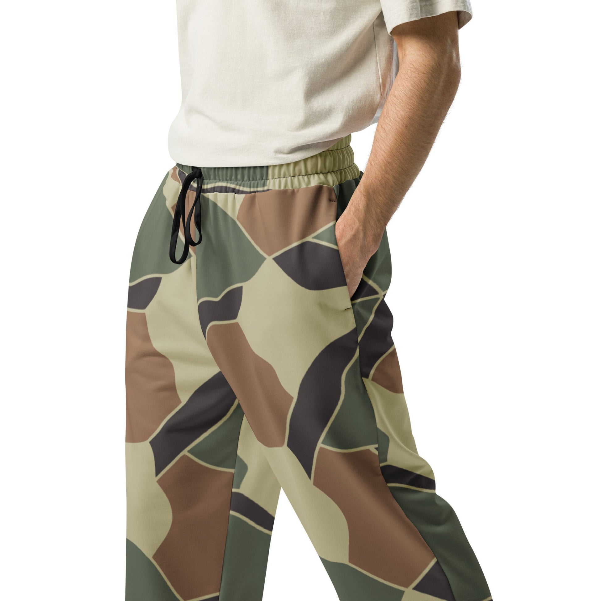 South Korean ROK Turtle Shell CAMO Wide-leg joggers - Joggers