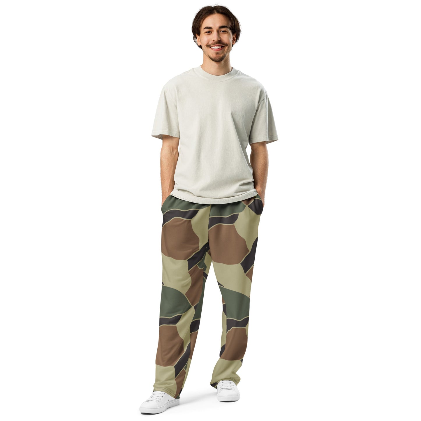 South Korean ROK Turtle Shell CAMO Wide-leg joggers - Joggers