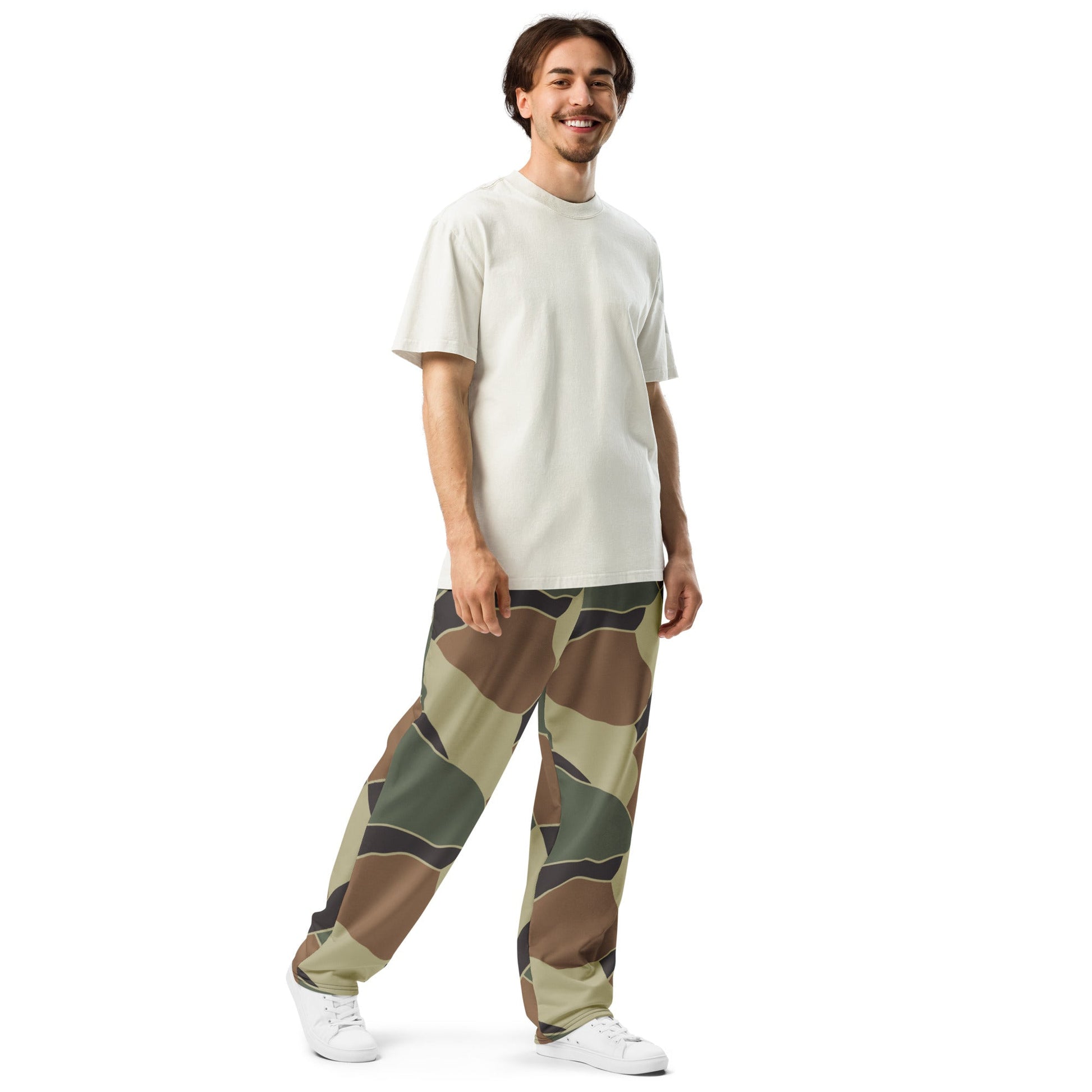 South Korean ROK Turtle Shell CAMO Wide-leg joggers - Joggers
