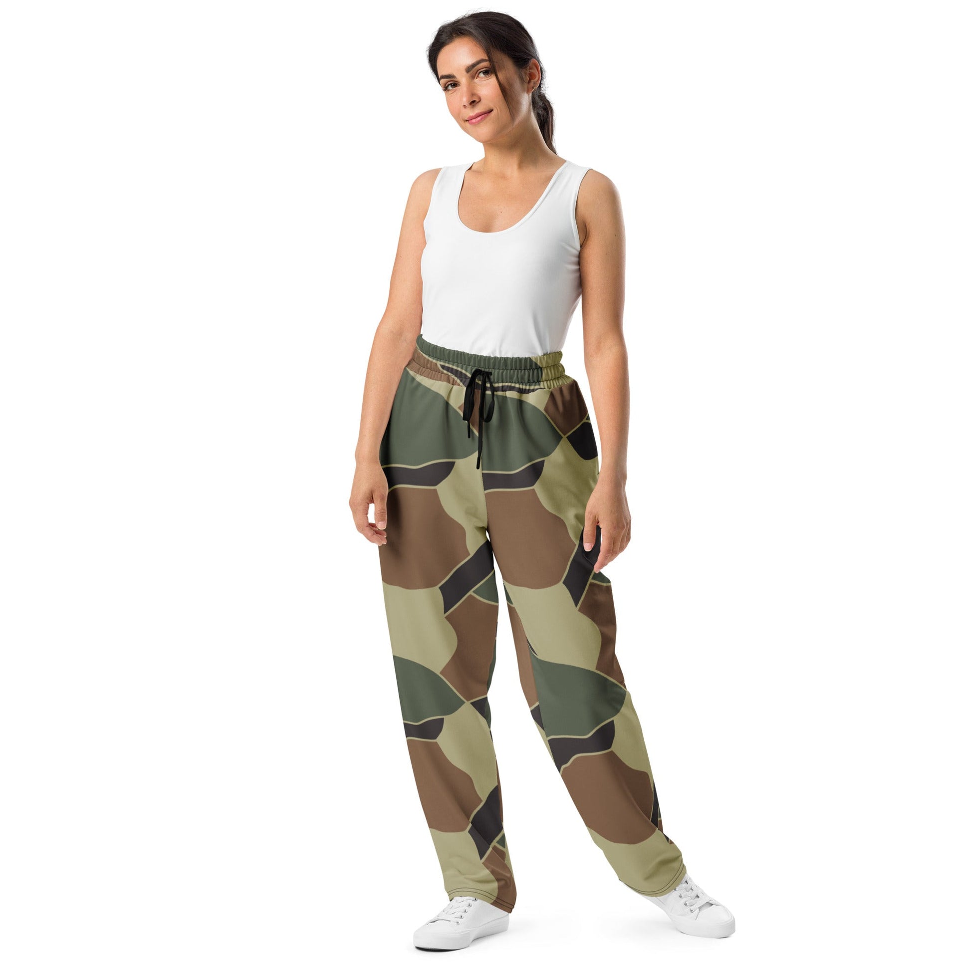 South Korean ROK Turtle Shell CAMO Wide-leg joggers - Joggers