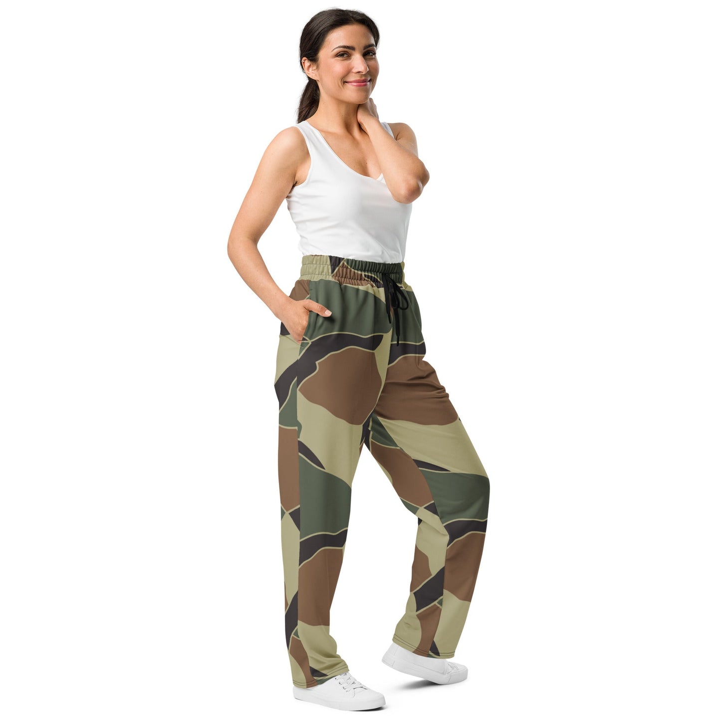 South Korean ROK Turtle Shell CAMO Wide-leg joggers - Joggers