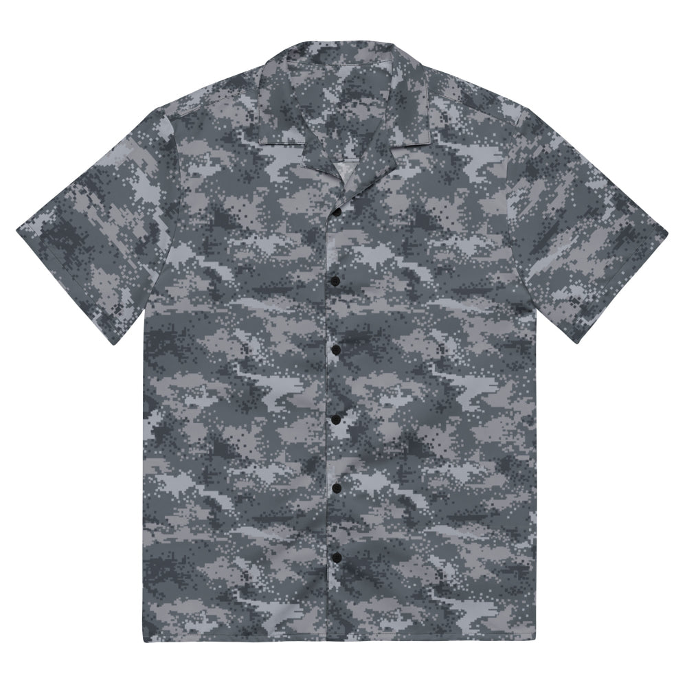 South Korean Sea Salvage & Rescue Unit (SSU) Digital CAMO Unisex button shirt - 2XS - Button Shirt