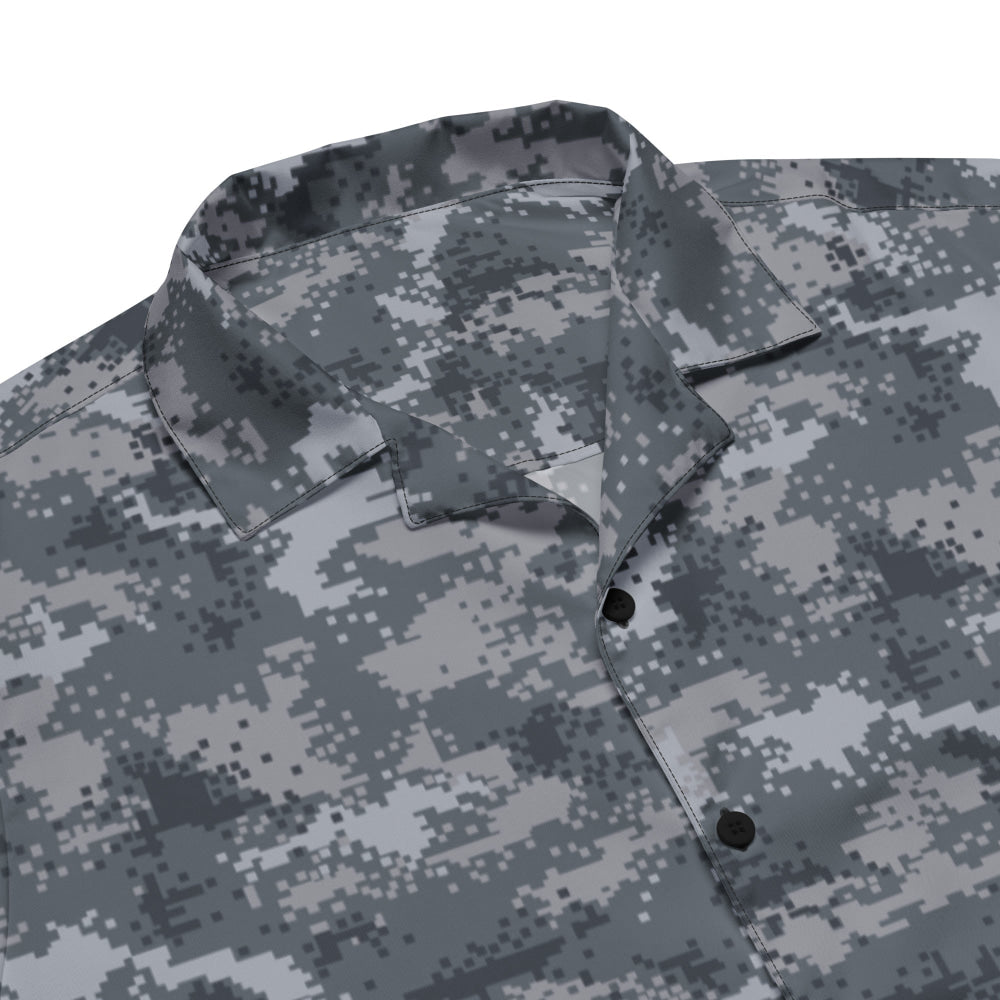 South Korean Sea Salvage & Rescue Unit (SSU) Digital CAMO Unisex button shirt - Button Shirt