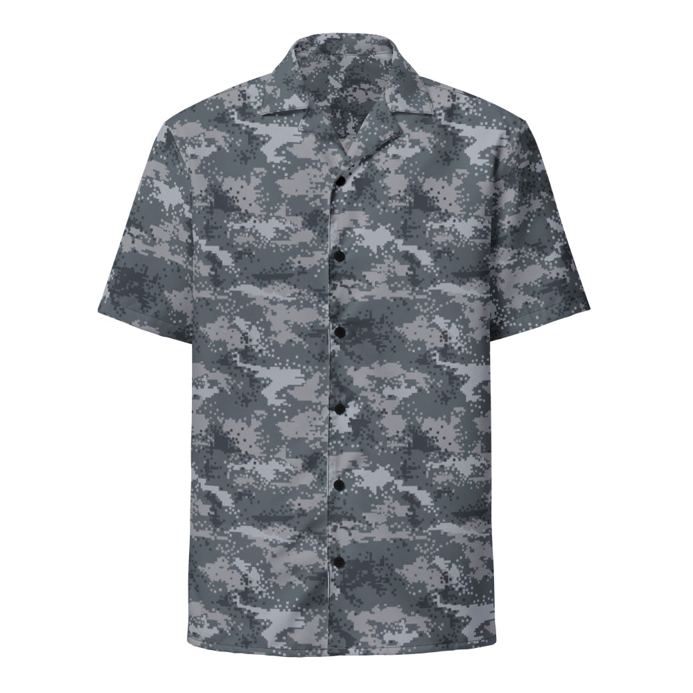 South Korean Sea Salvage & Rescue Unit (SSU) Digital CAMO Unisex button shirt - Button Shirt