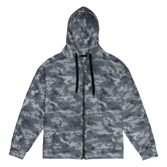 South Korean Sea Salvage & Rescue Unit (SSU) Digital CAMO Unisex zip hoodie - Zip Hoodie