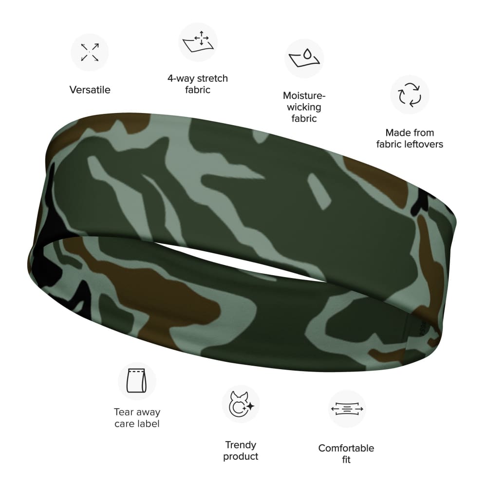 South Korean Special Forces Noodle Swirl CAMO Headband - Headband