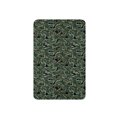 South Korean Special Forces Noodle Swirl CAMO Sherpa blanket - Blanket