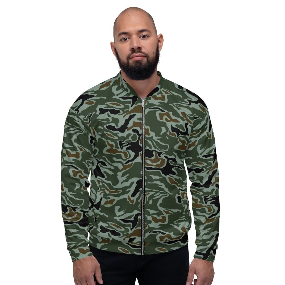 South Korean Special Forces Noodle Swirl CAMO Unisex Bomber Jacket