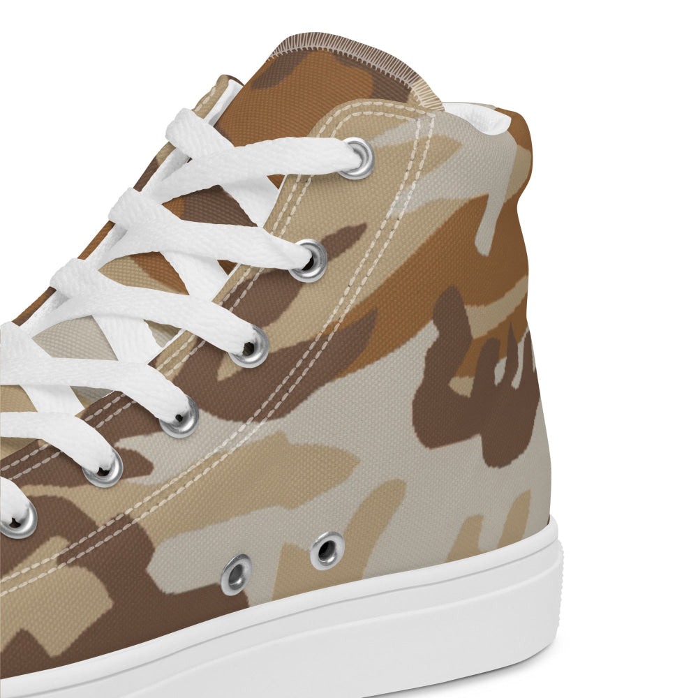 South Korean Tonghab Desert CAMO Men’s high top canvas shoes - Mens High Top Canvas Shoes