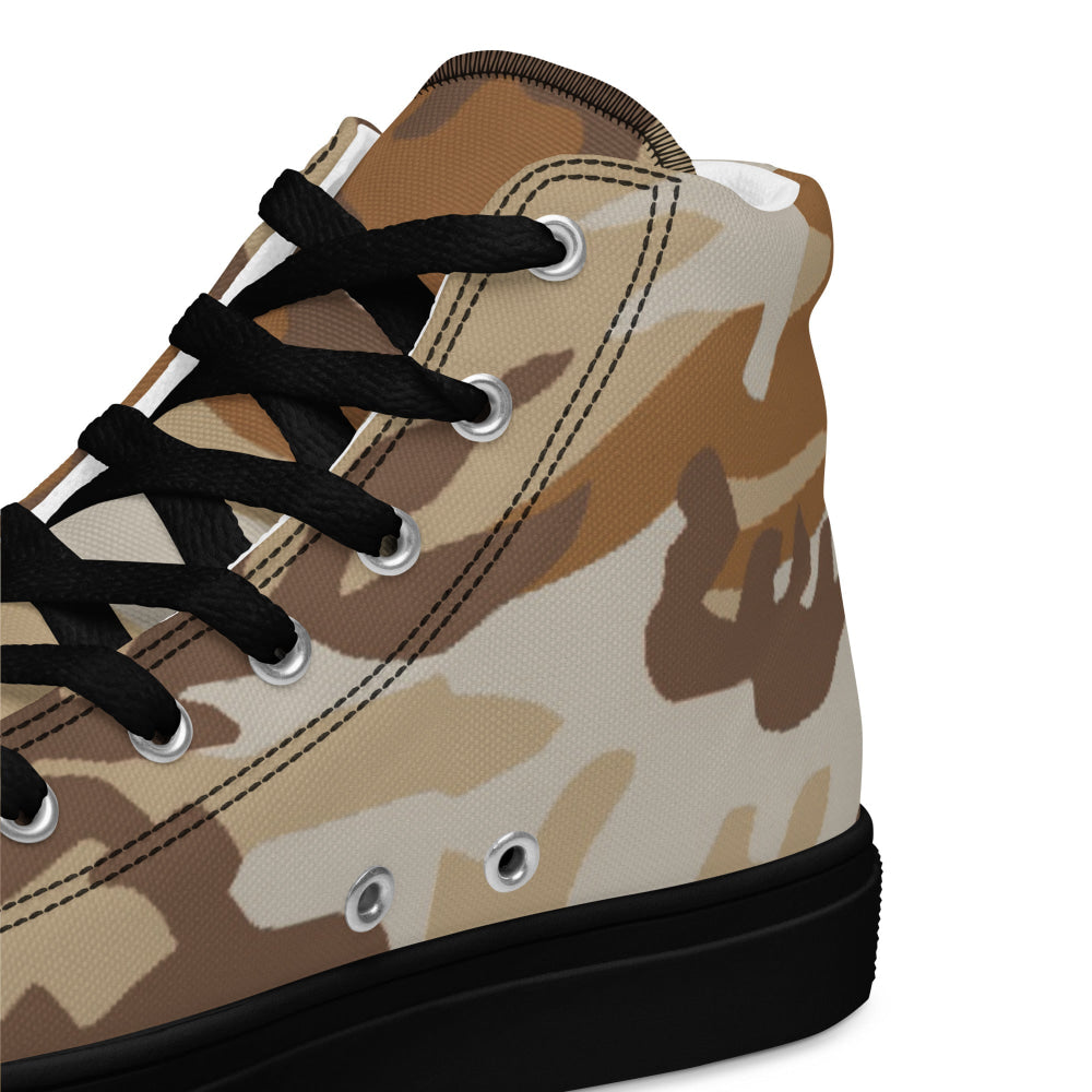 South Korean Tonghab Desert CAMO Men’s high top canvas shoes - Mens High Top Canvas Shoes