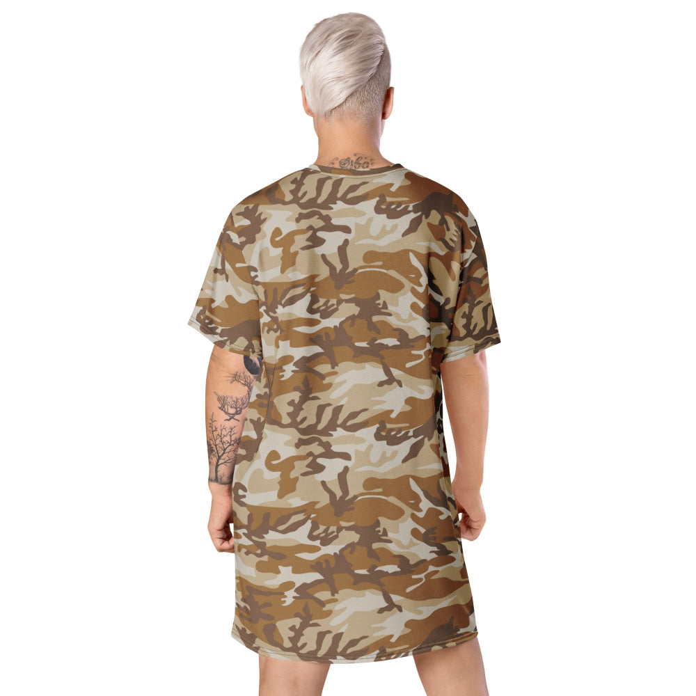 South Korean Tonghab Desert CAMO T-shirt dress - Womens T-Shirt Dress