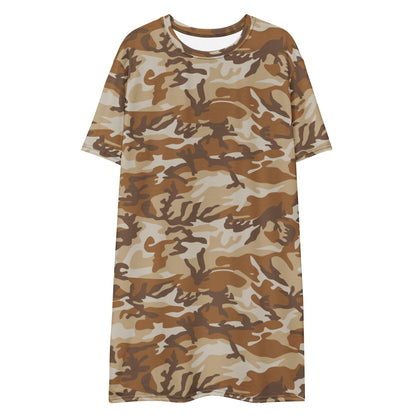 South Korean Tonghab Desert CAMO T-shirt dress - Womens T-Shirt Dress