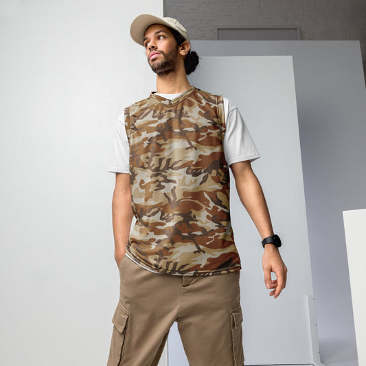 South Korean Tonghab Desert CAMO unisex basketball jersey - 2XS - Unisex Basketball Jersey