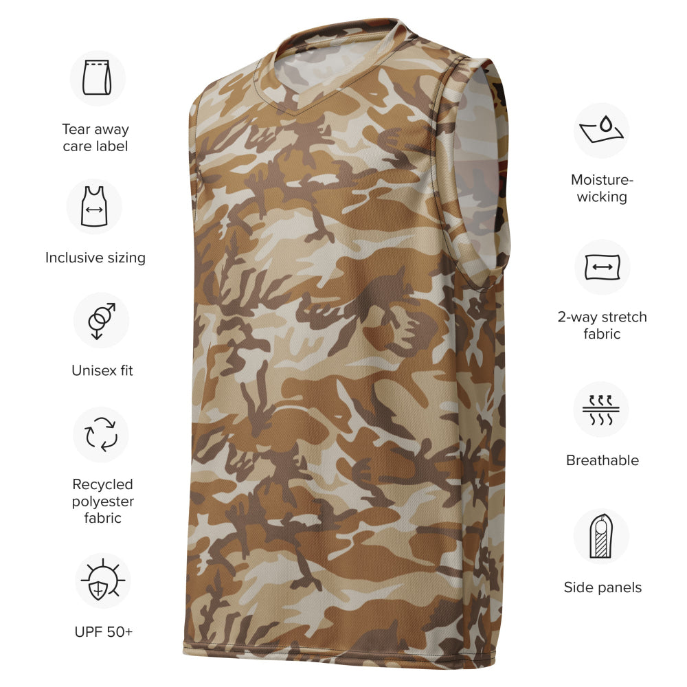 South Korean Tonghab Desert CAMO unisex basketball jersey - Unisex Basketball Jersey