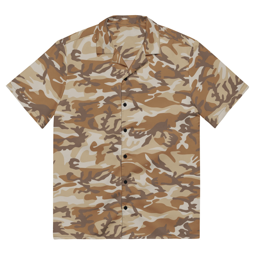 South Korean Tonghab Desert CAMO Unisex button shirt - 2XS - Button Shirt