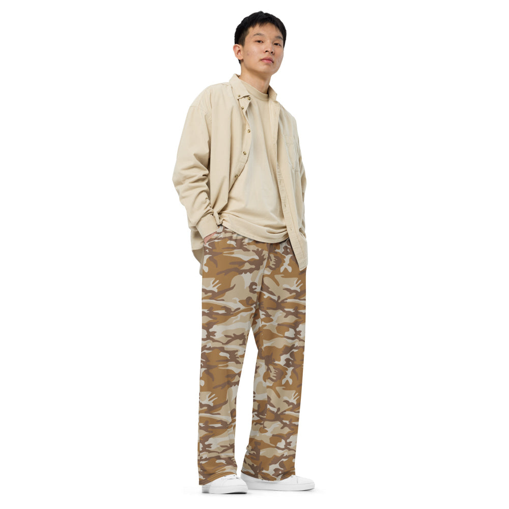 South Korean Tonghab Desert CAMO unisex wide-leg pants - Unisex Wide-Leg Pants