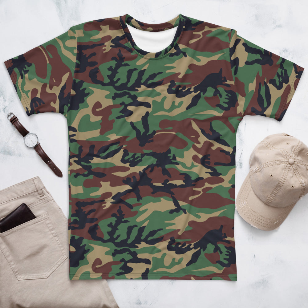 South Korean Tonghab Woodland CAMO Men’s t-shirt - XS - Mens T-Shirt