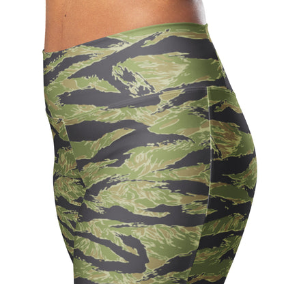 South Vietnam Original Tiger Stripe CAMO Flare leggings - Womens Leggings