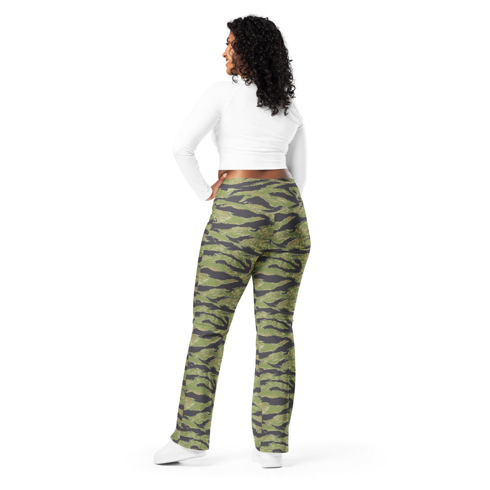 South Vietnam Original Tiger Stripe CAMO Flare leggings - Womens Leggings