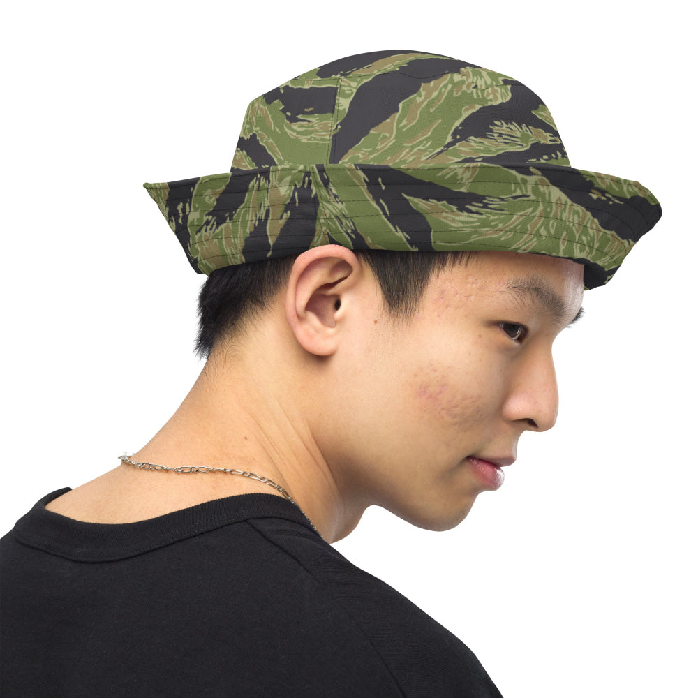 South Vietnam Original Tiger Stripe CAMO Reversible bucket hat - Bucket Hat