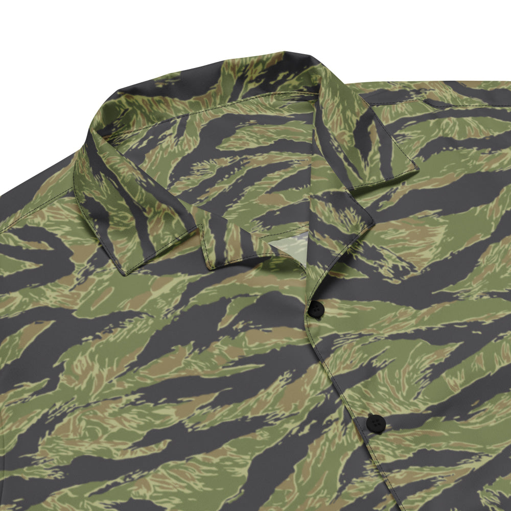 South Vietnam Original Tiger Stripe CAMO Unisex button shirt - Button Shirt