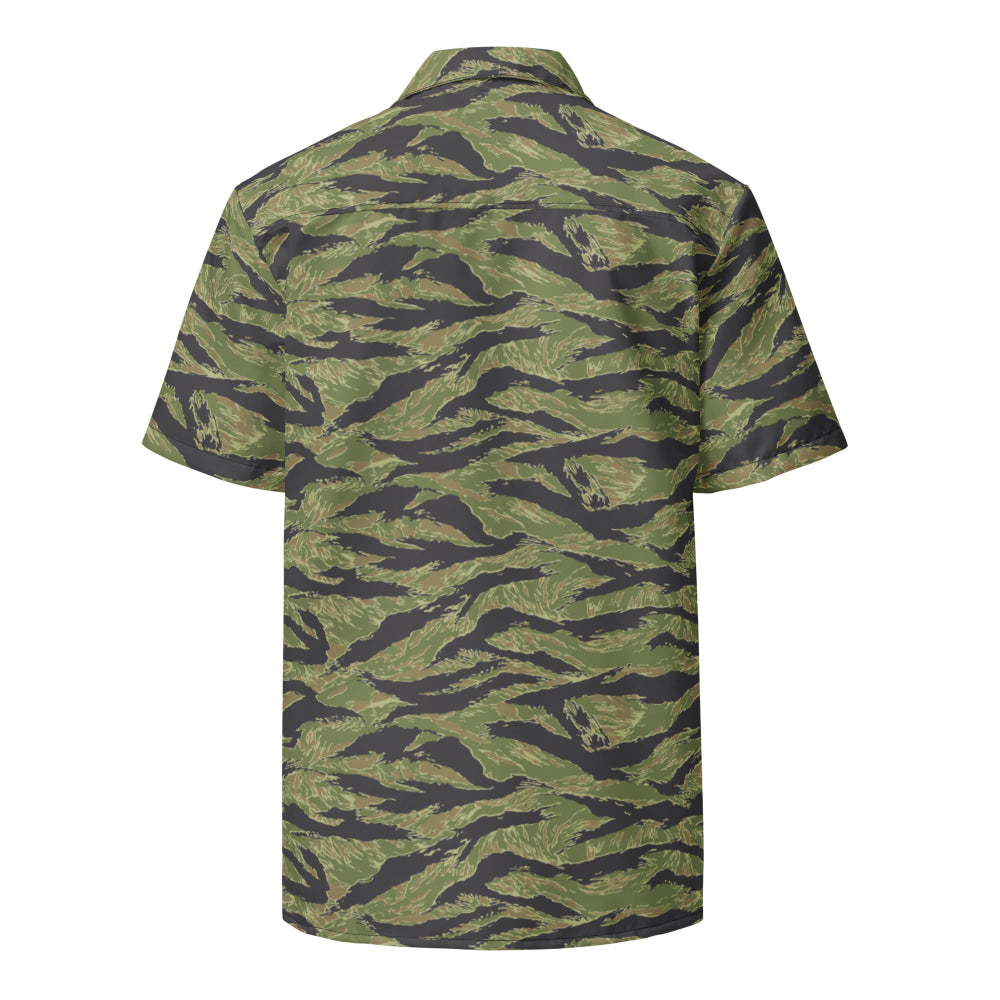 South Vietnam Original Tiger Stripe CAMO Unisex button shirt - Button Shirt