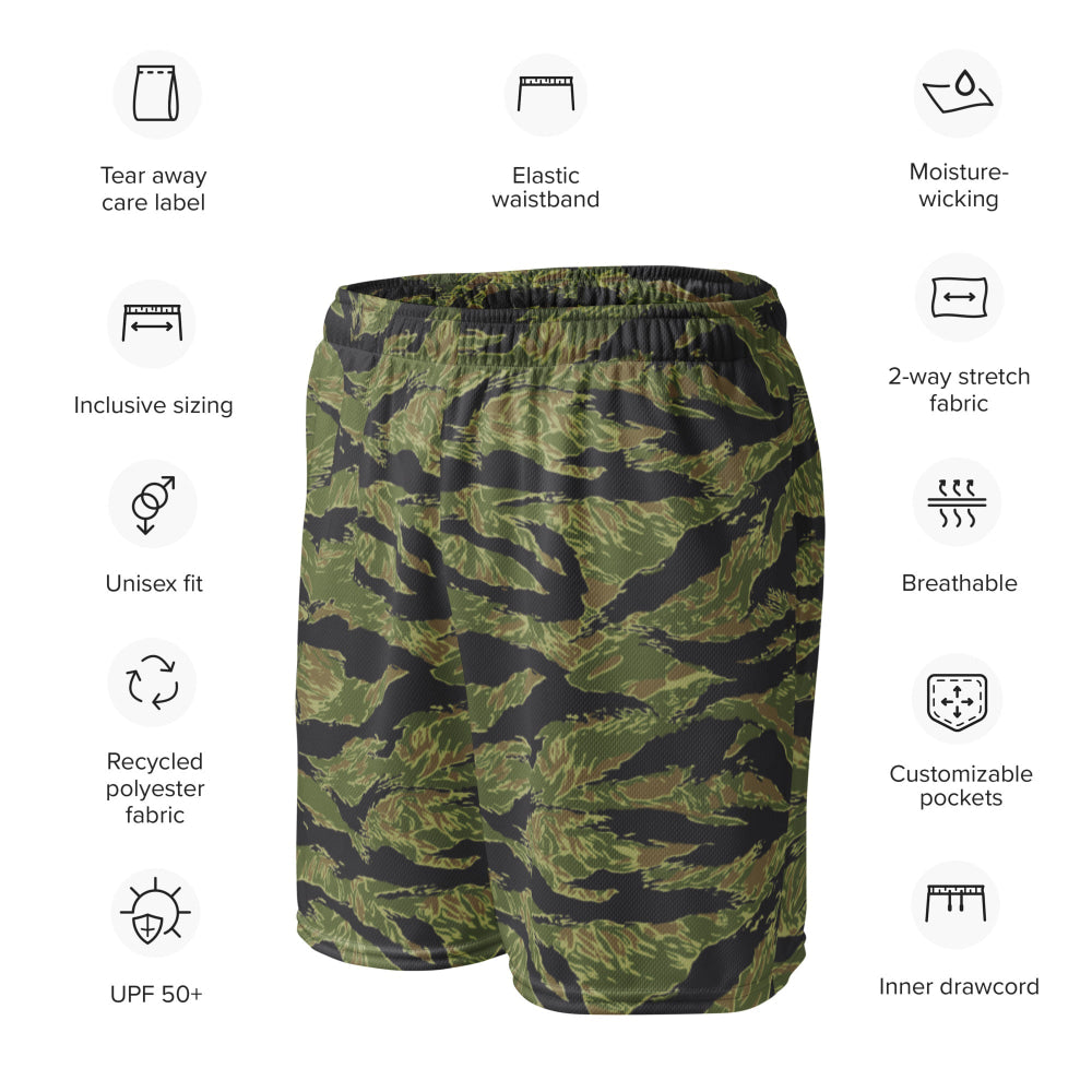 South Vietnam Original Tiger Stripe CAMO Unisex mesh shorts - Mesh Shorts