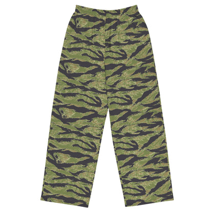 South Vietnam Original Tiger Stripe CAMO unisex wide-leg pants - 2XS - Unisex Wide-Leg Pants