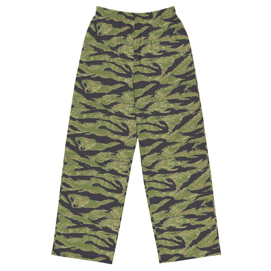 South Vietnam Original Tiger Stripe CAMO unisex wide-leg pants - 2XS - Unisex Wide-Leg Pants