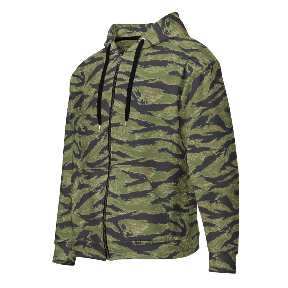 South Vietnam Original Tiger Stripe CAMO Unisex zip hoodie - Zip Hoodie