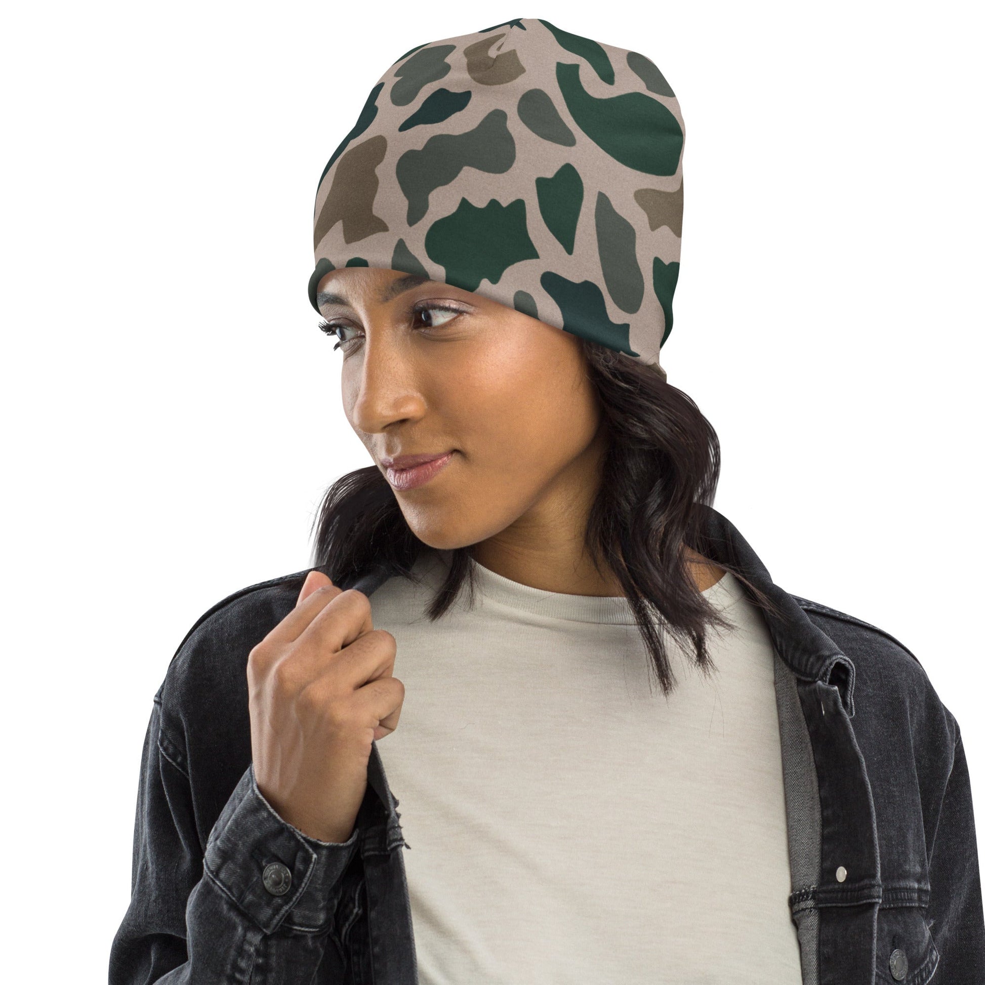 South Vietnamese ARVN Duck Hunter Beo Gam CAMO Beanie - Beanies